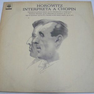 VLADIMIR HOROWITZ – Interprets CHOPIN LP CBS 5.542 1972 Piano