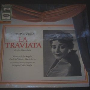 Verdi – Serafin los Angeles Monte Sereni – La Traviata HMV Electrola LP ED1