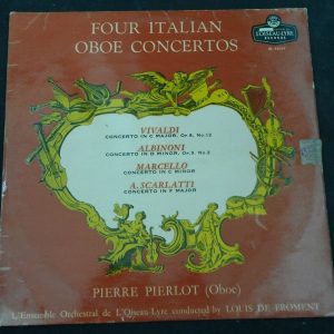 Vivaldi Albinoni Marcello Oboe Concertos Pierlot L’Oiseau-Lyre OL 50143 lp EX