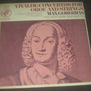 Vivaldi Concertos For Oboe And Strings  Max Goberman Odyssey 32 16 0214 lp EX