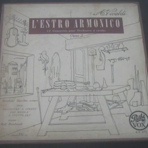 Vivaldi L’Estro Armonico Barchet Reinhardt Pathe Vox VP 273 3 LP Box 1952