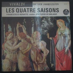 Vivaldi Les Quatre Saisons Renato / Virtuosi di Milano Super Majestic lp 63 EX