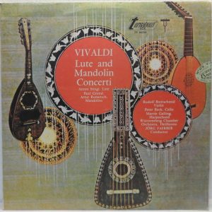Vivaldi – Lute and Mandolin Concertos LP Turnabout TV 34153S JORG FAERBER