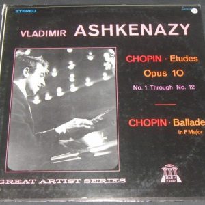 Vladimir Ashkenazy – Chopin : Etudes / Ballade In F Major HOFS 520 lp