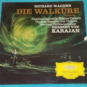 Wagner ‎- Die Walküre , Szenen Karajan DGG 136 435 Tulips LP Germany