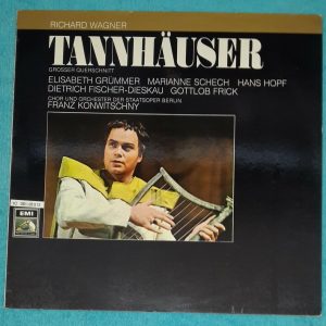 Wagner Tannhauser – Grosser Querschnitt  Konwitschny  Fischer-Dieskau  HMV LP EX