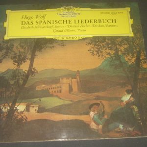 Wolf Das Spanische Liederbuch Fischer-Dieskau Schwarzkopf DGG 139 329/30 2LP EX