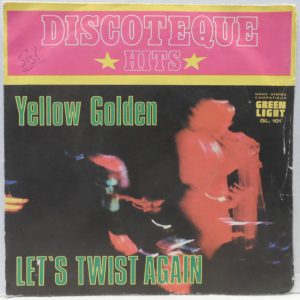Yellow Golden – Rolling Land / Let’s Twist Again 7″ Single Italy 1974
