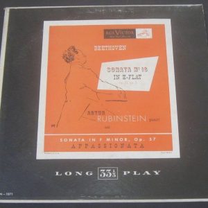 ARTUR RUBINSTEIN / BEETHOVEN Piano Sonatas RCA LM 1071 lp 50’s