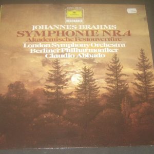 Abbado – Brahms : Symphony No. 4 / Akademische Festouverture DGG 2535 360 lp EX