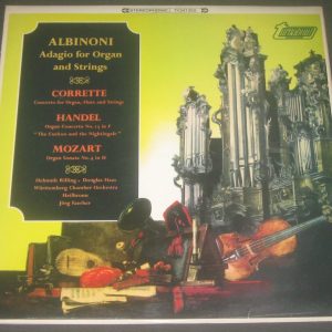 Albinoni Adagio For Organ / Strings Mozart Sonata 4 Etc Faerber Turnabout LP