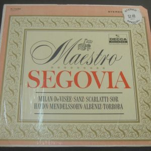 Andrés Segovia – Maestro Segovia Decca gold label  DL 710039 lp EX