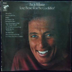 Andy Williams  – Love Theme from The Godfather LP 1972 Rare Israel Israeli press