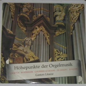 BACH , BUXTEHUDE , LE GRAND – ORGAN  LITAIZE ex libris