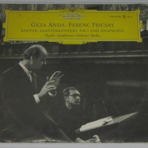 BARTOK Piano Concerto ANDA FINKE FRICSAY dgg tulips