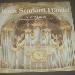 Bach Handel Scarlatti Organ Works Lukas Viktor Concerto Bayreuth CB-16005 LP EX