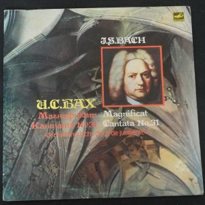 Bach Magnificat / Cantata Zailer , Bens , Braun , Messtaler MELODIYA C 0881-2 LP