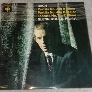 Bach Partita / Toccata Glenn Gould ‎- Piano CBS 72294 1st Press lp ED1