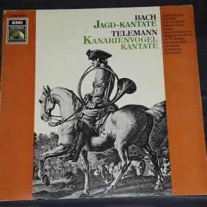 Bach / Telemann cantatas  Fischer-Dieskau Forster  EMI  C 063-28160 lp EX