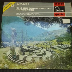 Bach – The Six Brandenburg Concertos Couraud ? Fontana ?SFL 14031/2 2 lp EX