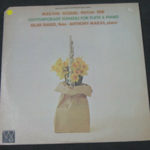 Baker / Makas – Contemporary Sonatas for Flute and Piano Westminster WGS 8146 lp
