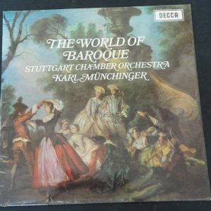 Baroque Munchinger Vivaldi Bach Gabrieli Corelli Pergolesi Decca SPA 129 LP EX