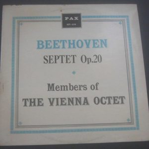 Beethoven Septet Op. 20   Members Of The Vienna Octet  PAX IST 559 LP