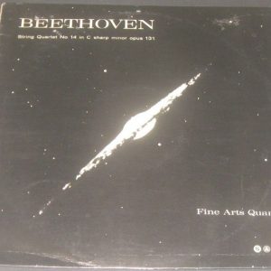 Beethoven String Quartet No. 14 The Fine Arts Quartet SAGA XID 5128 LP