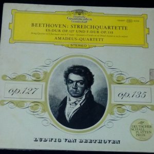Beethoven String Quartets Amadeus- Quartett DGG 138 897 SLPM Tulips Germany LP
