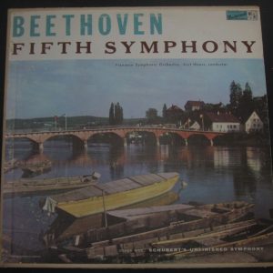 Beethoven Symphony 5 Schubert Symphony 8 Woess Masterseal ‎– MSLP 5008 lp 1957