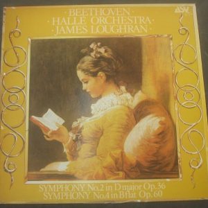 Beethoven Symphony No. 2 / 4 Loughran Hallé Orchestra ASV ALH 909 LP EX