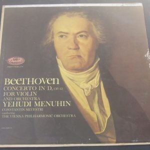Beethoven Violin Concerto Menuhin / Silvestri Capitol G 7229 lp