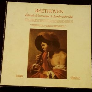 Beethoven chamber music for flute Rampal Veyron-Lacroix Musidisc 3 LP Box