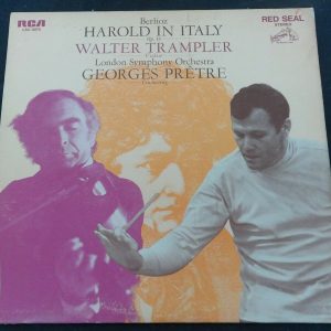 Berlioz – Harold In Italy Trampler , Violin Pretre RCA LSC 3075 1969 lp
