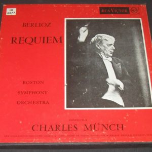 Berlioz Requiem – Munch , Boston RCA LD 6077 ED1 2 lp BOX Israeli 1st Press