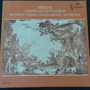 Berlioz ‎– Symphonie Fantastique Monteux RCA Victrola ‎– VIC 1031 1963 lp ex