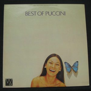 Best Of Puccini  Shaffer , Westminster   lp