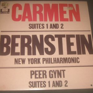 Bizet Carmen Suites 1 & 2 Grieg Peer Gynt Suites 1 & 2 Bernstein CBS 61350 LP EX