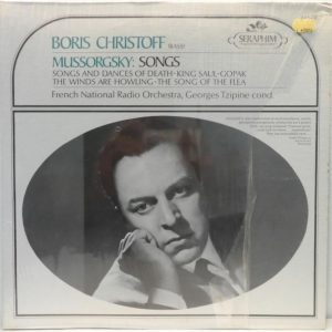 Boris Christoff – Mussorgsky Songs LP French National Radio Orchestra / Tzipine