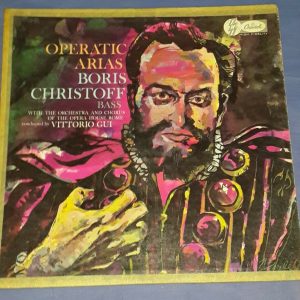 Boris Christoff Verdi / Bellini – Operatic Arias Vittorio Gui  Capitol LP 1958