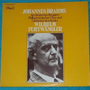 Brahms A German Requiem   Wilhelm Furtwangler  Dacapo  2 LP  EX