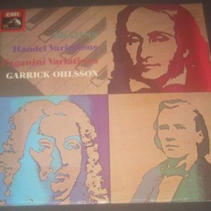 Brahms – Garrick Ohlsson – Handel / Paganini Variations HMV EMI ‎HQS 1379 LP EX