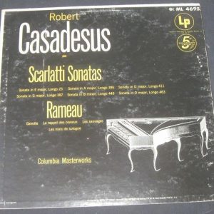 CASADESUS – SCARLATTI / RAMEAU – COLUMBIA ML 4695 6 EYE LP