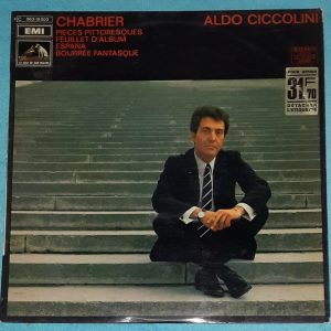 Chabrier ‎– Pieces Pittoresques Etc Ciccolini  HMV EMI 2C 063-10003 LP