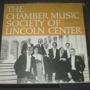 Chamber Music Society Of Lincoln Center Charles Wadsworth 4 LP BOX SQM 80-5731