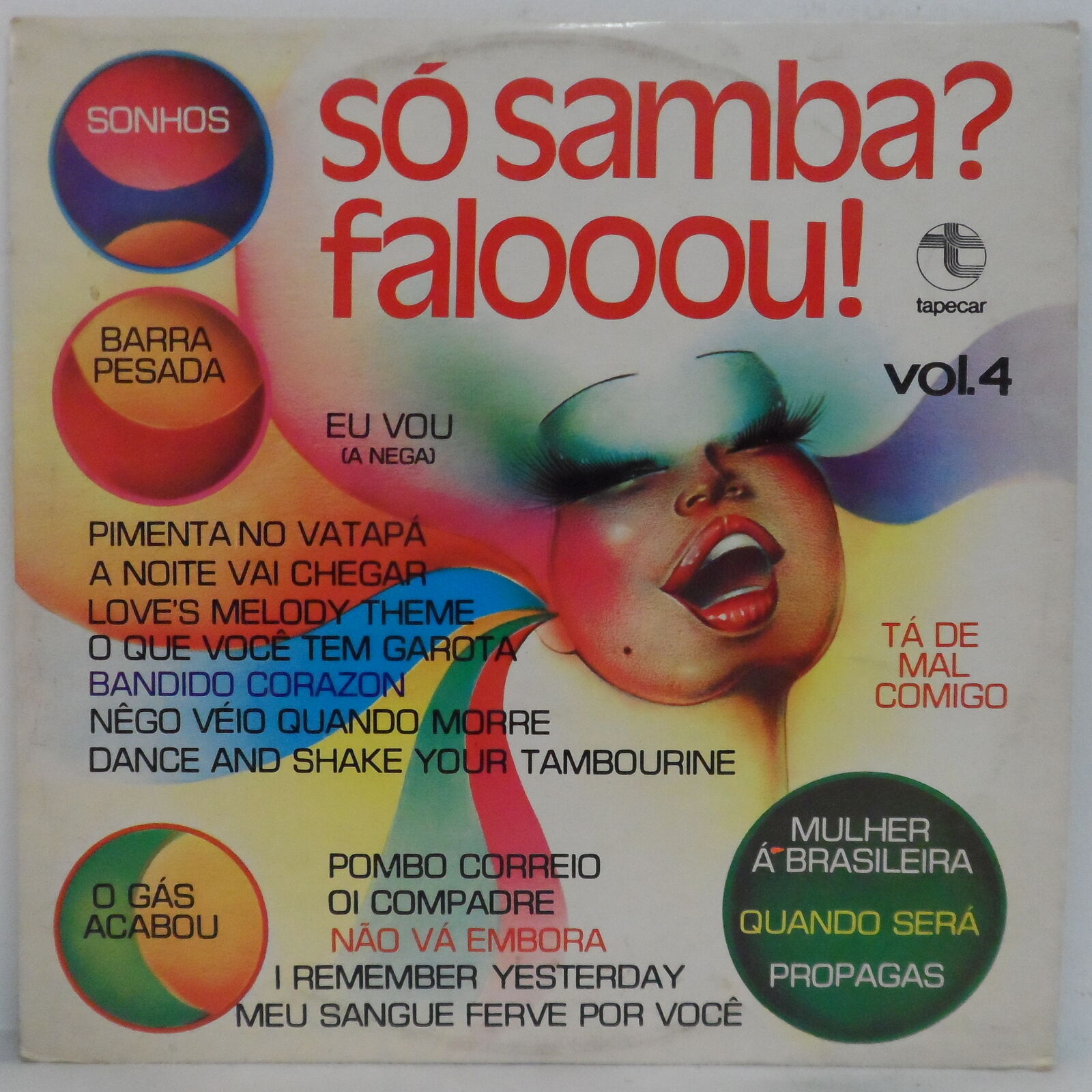 Conjunto Só Samba – Só Samba? Falooou! Vol.4 LP Rare Brazil Funk Disco