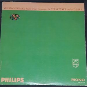 David Oistrakh – Stravinsky / Mozart Violin Concertos Haitink Philips ‎LP EX