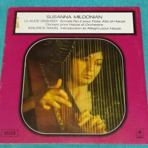 Debussy flute Sonata  Ravel harp Introduction Susanna Mildonian Decca 7166 LP