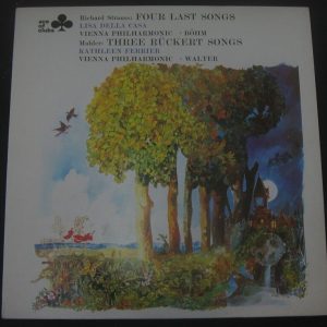 Della Casa / Ferrier Strauss & Mahler Songs Bruno Walter Decca ACL 318 lp EX