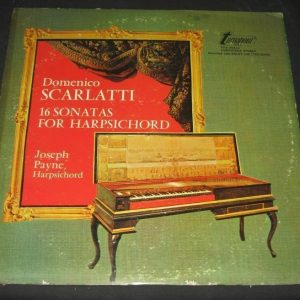 Domenico Scarlatti , Joseph Payne – 16 Sonatas For Harpsichord Turnabout lp